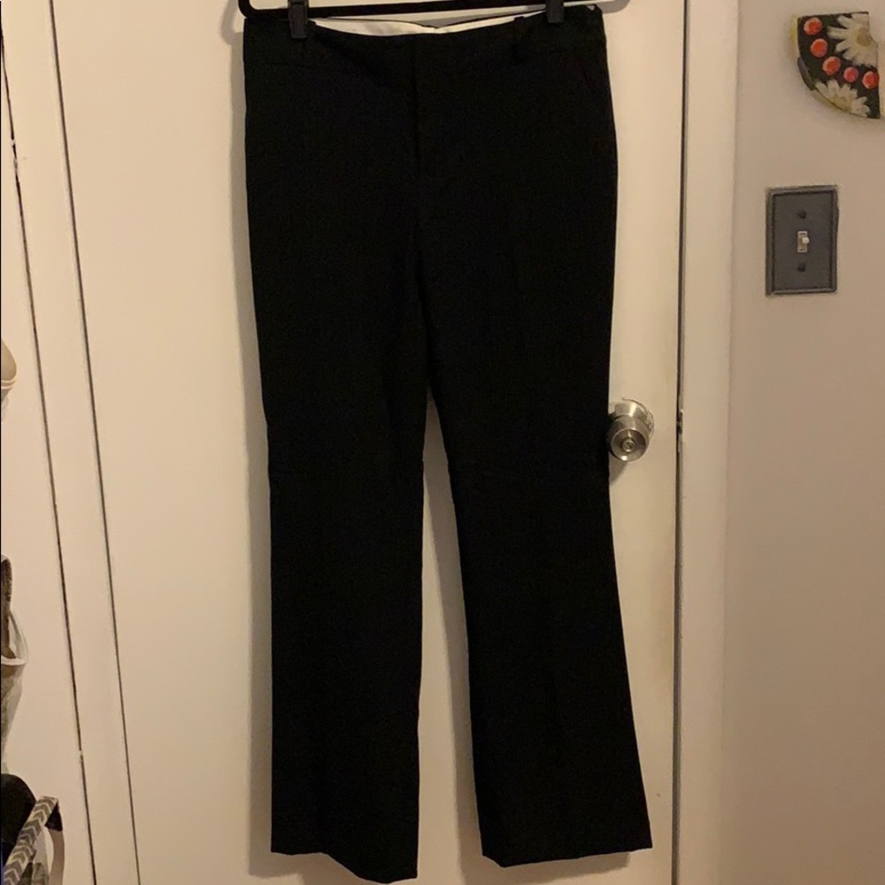 Banana republic suit trousers in navy pin stripe